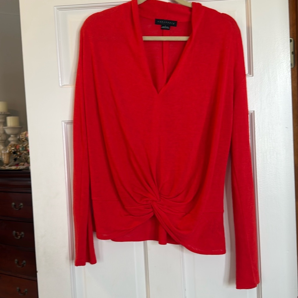 Knot front; very flattering